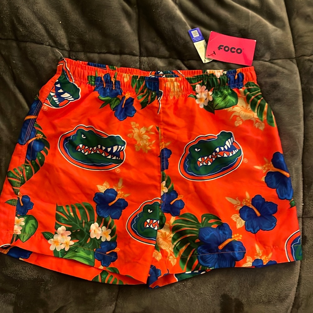NEW with tags Florida Gators MENS small swim trunks